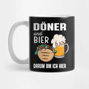 Döner Und Bier Lustiges Kebab Liebhaber Mug